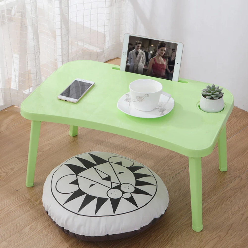 Foldable Multi-Functional laptop Table ( Green )