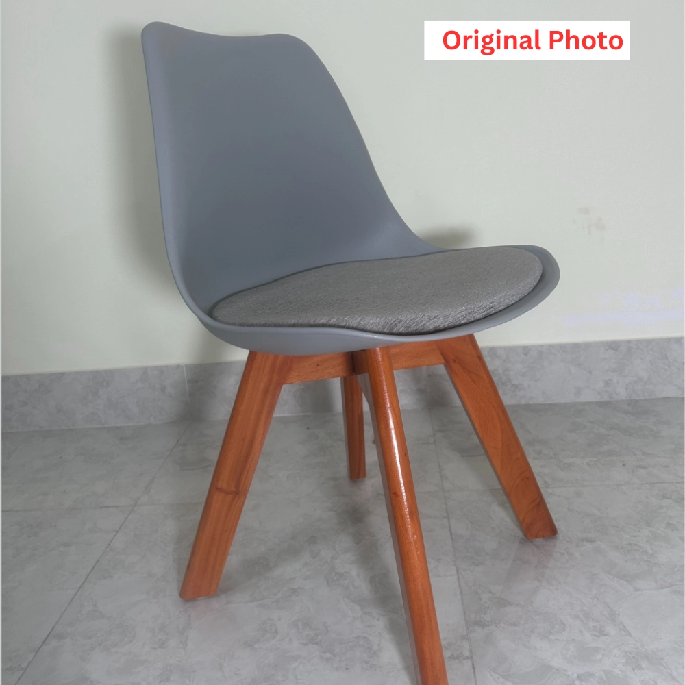 Solfa Tulip Chair  (Gray)