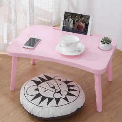 Foldable Multi-Functional laptop Table ( Pink )