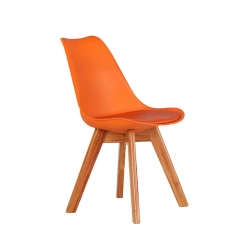 Premium Quality Luxury Tulip Chair Orange Color