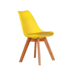 Solfa Tulip Chair  (Yellow)